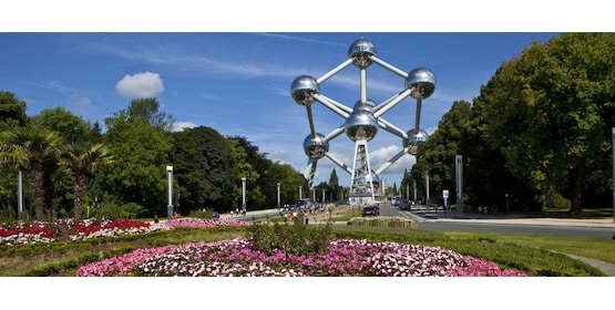 Atomium de Bruselas:
El icono más famoso de Bélgica